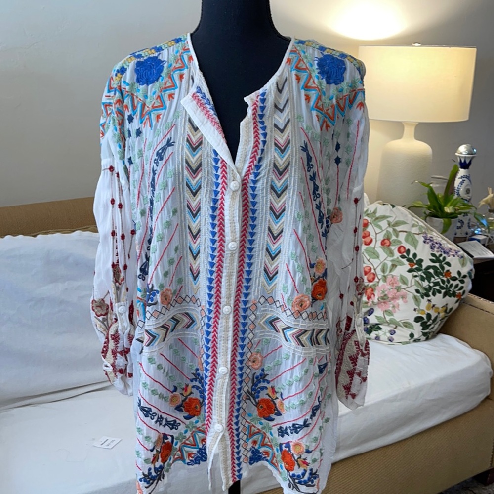 NWT Johnny Was blouse size L